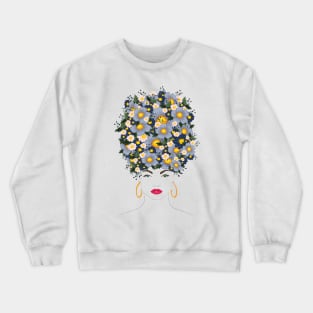 Unique Floral woman Crewneck Sweatshirt